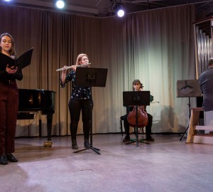 Klassisk konsert i Kävesta folkhögskolas aula, 2019.