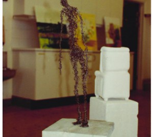 Skulptur på Kävestadagen 2000.