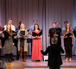 Musik i aulan på Kävestadagen 2016.