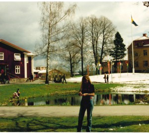 Snö på Kävestadagen 1995 - 1