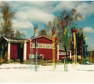 Snö på Kävestadagen 1995 - 2
